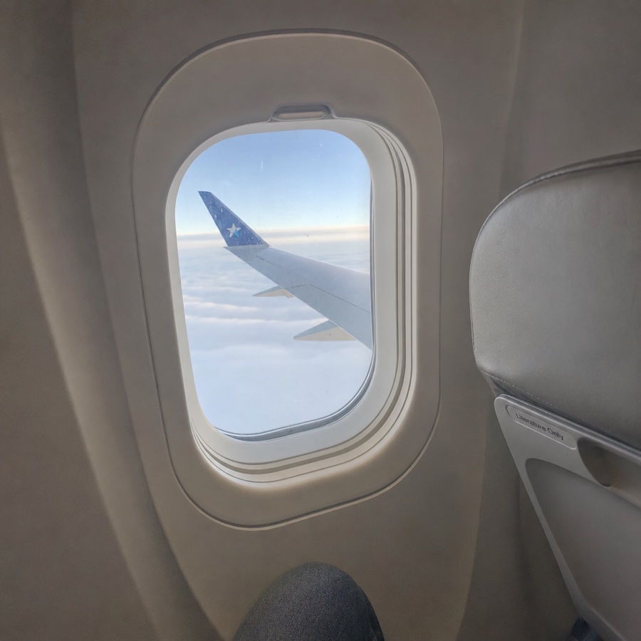 Above the clouds